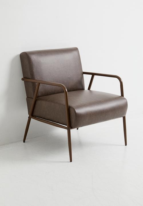 Sixth Floor - Monaco PU Occasional Chair - Biscuit