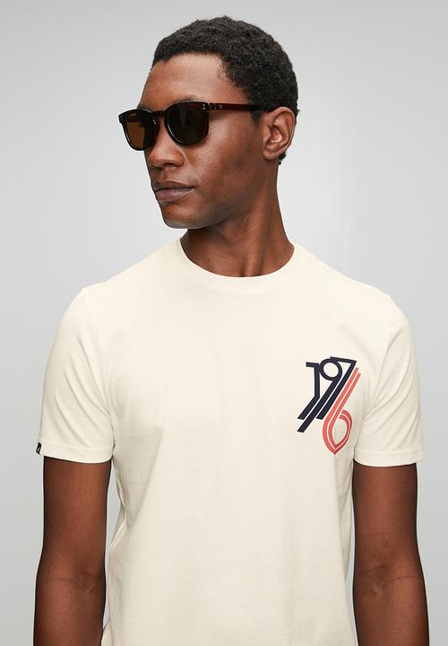 POLO - Mens 1976 graphic short sleeve T-shirt - white