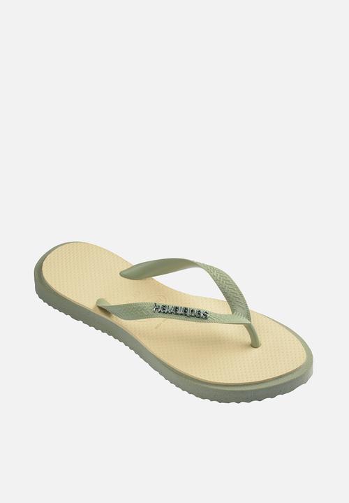 Havaianas - Point fusion green/beige