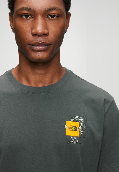 The North Face - Gear up get out rlx ss teegraphic - anthracite grey