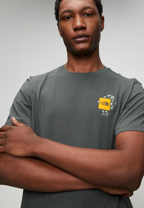 The North Face - Gear up get out rlx ss teegraphic - anthracite grey