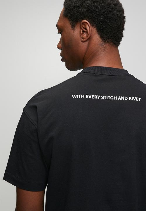 POLO - Mens pjc flame graphic tee - black