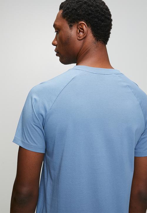 BOSS - T-Shirt RN Slim Fit - Light/Pastel Blue