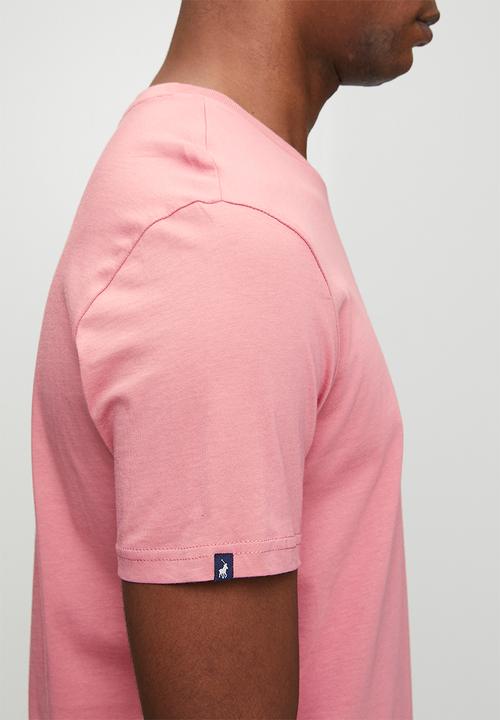 POLO - Mens essential crew neck short sleeve tee - Pink