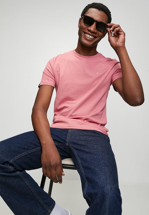 POLO - Mens essential crew neck short sleeve tee - Pink