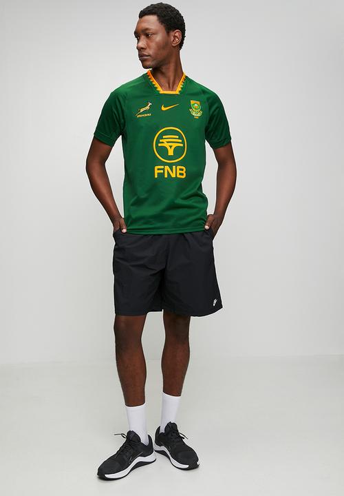 Nike - Springbok STD SS JSY Home VL-Gorge Green/University Gold
