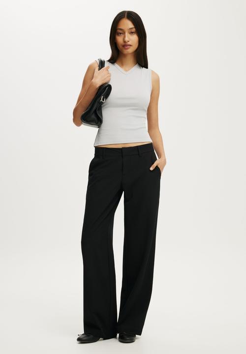 Cotton On - Saskia Suiting Pant - Black
