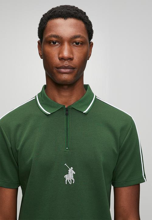 POLO - Mens sport short sleeve golfer - Green