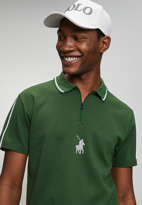 POLO - Mens sport short sleeve golfer - Green