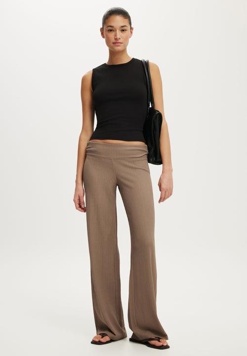 Cotton On - Mia Pant - Washed Mocha