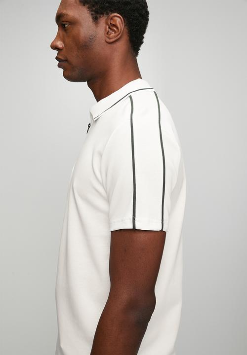 POLO - Mens sport short sleeve golfer - White