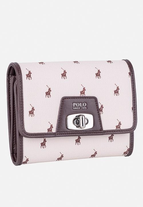 POLO - Encore Medium Trifold Purse - Cream