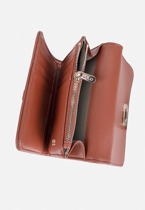POLO - Encore Medium Trifold Purse - Camel