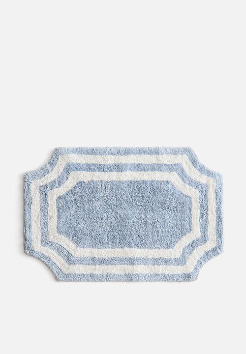 H&M - Tufted cotton bath mat - dusty blue