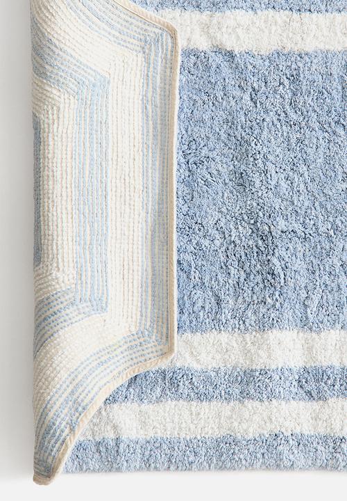 H&M - Tufted cotton bath mat - dusty blue