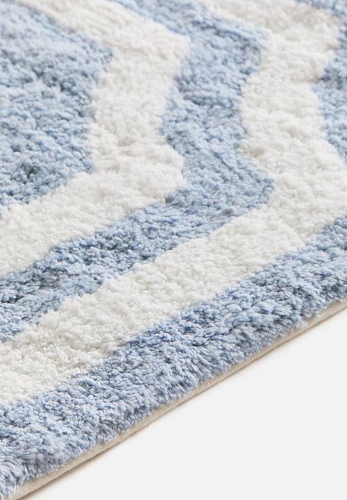 H&M - Tufted cotton bath mat - dusty blue