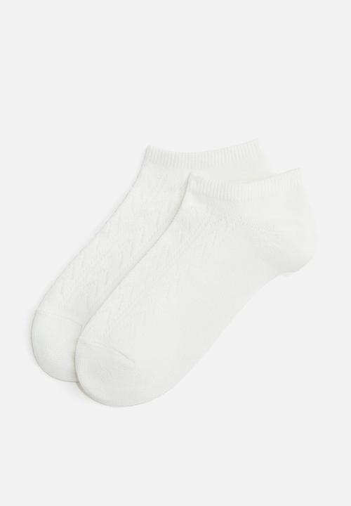 H&M - 7-Pack trainer socks - white