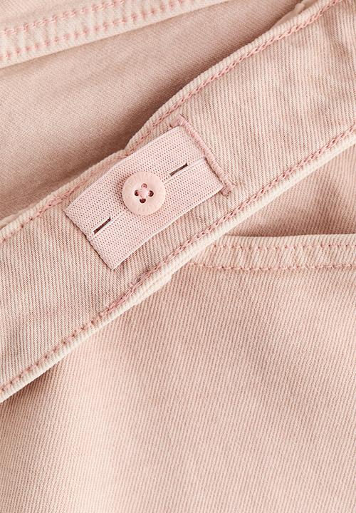 H&M - Mama before & after wide jeans - powder pink
