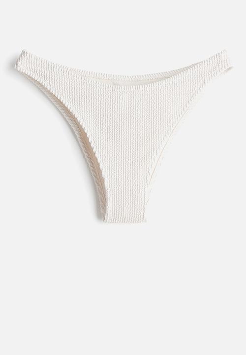 H&M - Cheeky bikini bottoms - white
