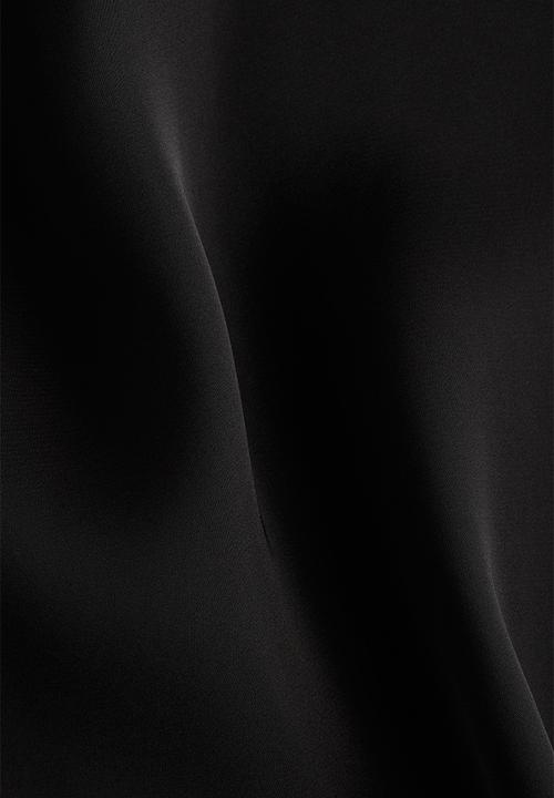 H&M - Lace-trimmed satin nightslip - black