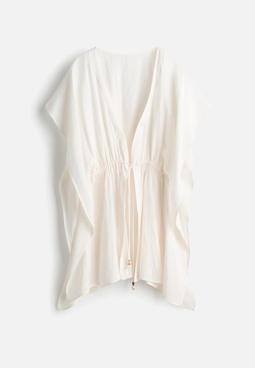 H&M - Beach kaftan dress - cream