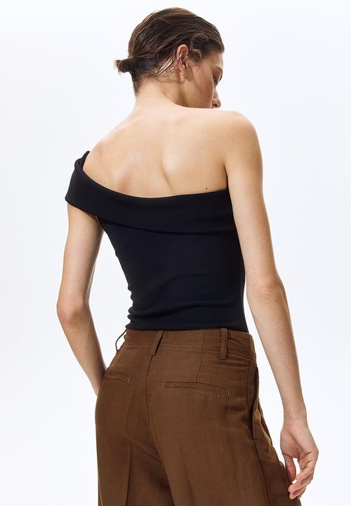 H&M - Tapered linen-blend trousers - brown