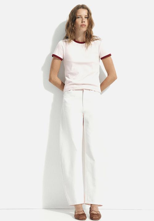 H&M - Cotton T-shirt - light pink