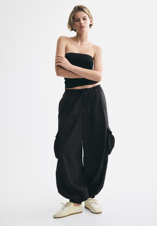 H&M - Balloon cargo trousers - dark grey