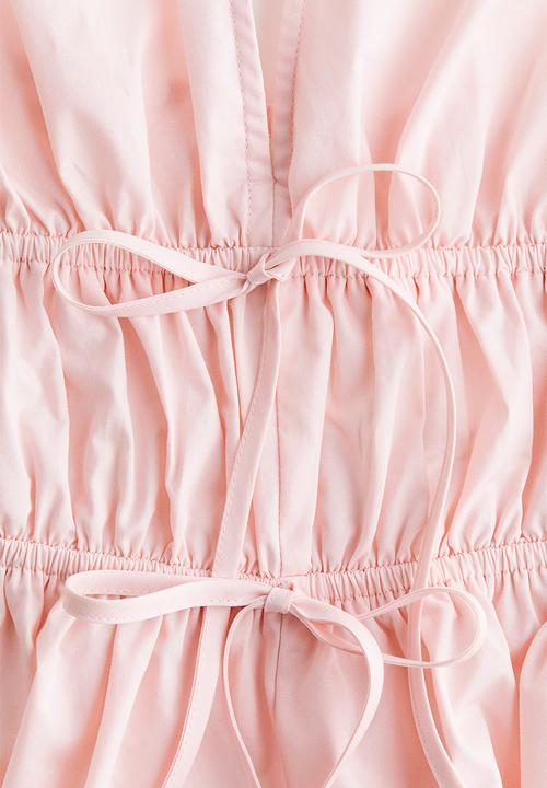 H&M - Peplum halterneck top - light pink