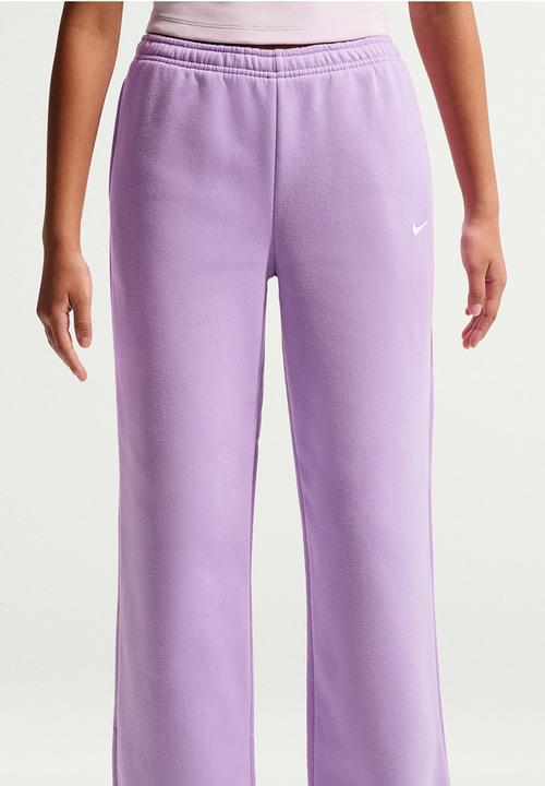 Nike - Girls Nike Sportswear Studio Fleece Open hem Pants