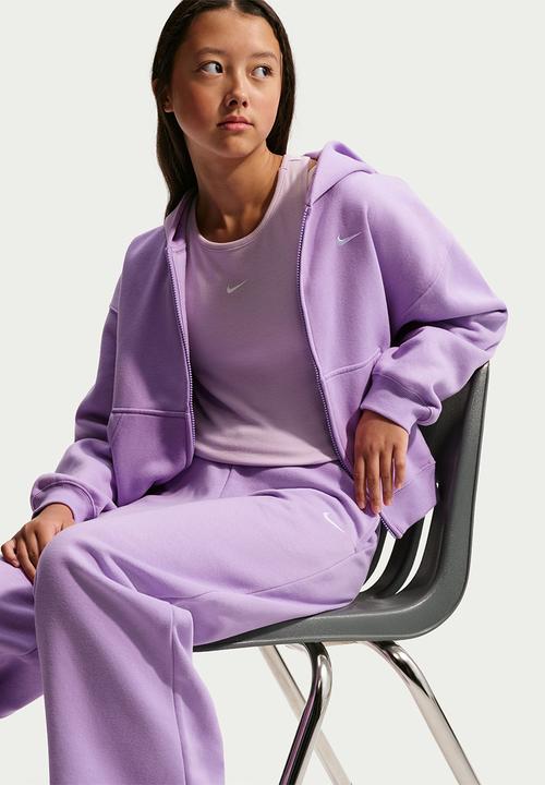 Nike - Girls Nike Sportswear Studio Fleece Open hem Pants