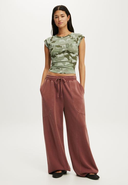 Cotton On - Active Cap Sleeve Tee - Camo