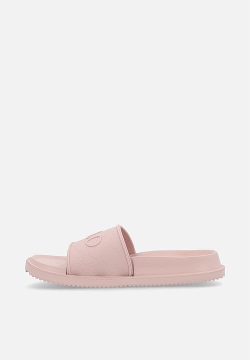 POLO - Monogram Moulded Pool Sandal - Pink