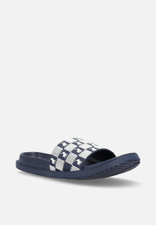 POLO - Monogram Moulded Slide - Navy