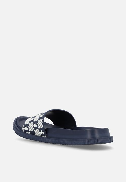 POLO - Monogram Moulded Slide - Navy