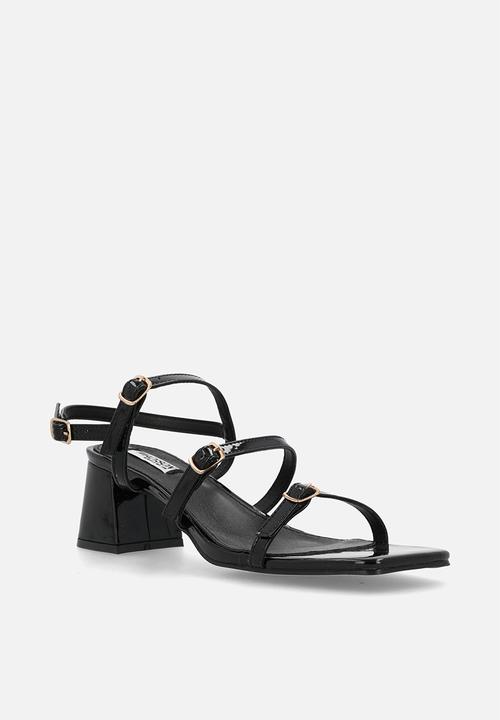 Madison® - Claire open toe slingback - black