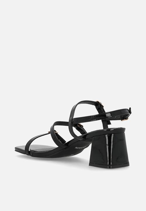 Madison® - Claire open toe slingback - black