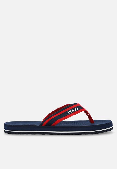 POLO - Perforated Flip Flop - Navy