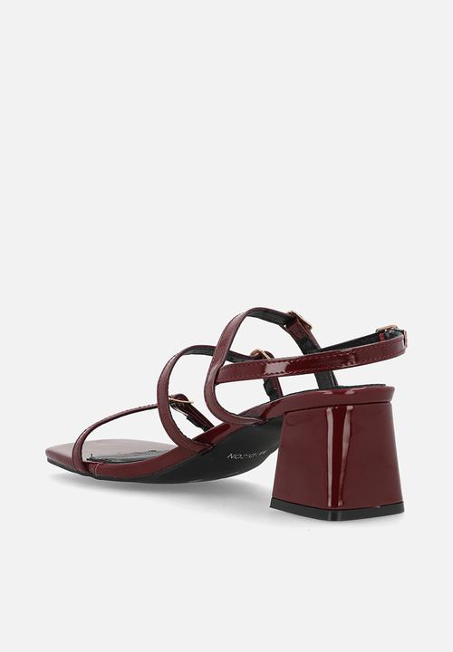 Madison® - Claire open toe slingback - wine
