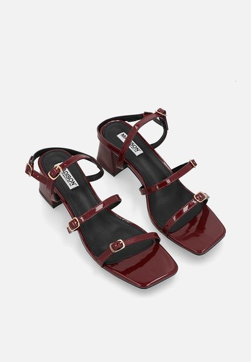 Madison® - Claire open toe slingback - wine