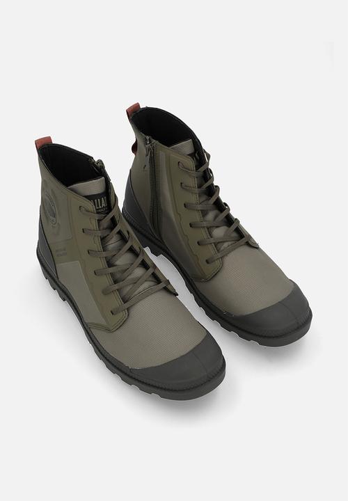 Palladium - PAMPA HI CARE ZIP - OLIVE NIGHT