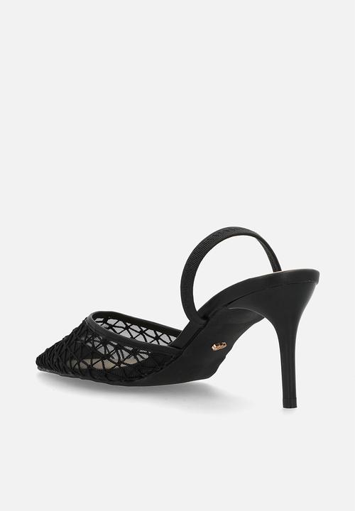 Miss Black - Gallery 9 embroidery heel - black