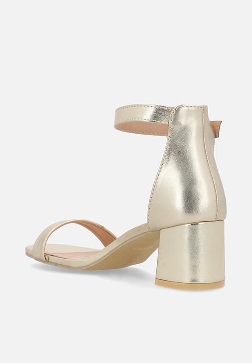 Madison® - Amira 4 open toe ankle strap - gold