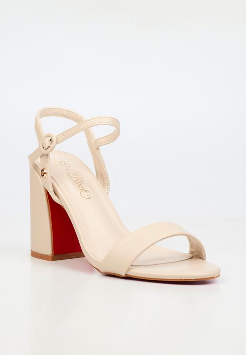 Miss Black - Cassy 1 classic block heel - neutral