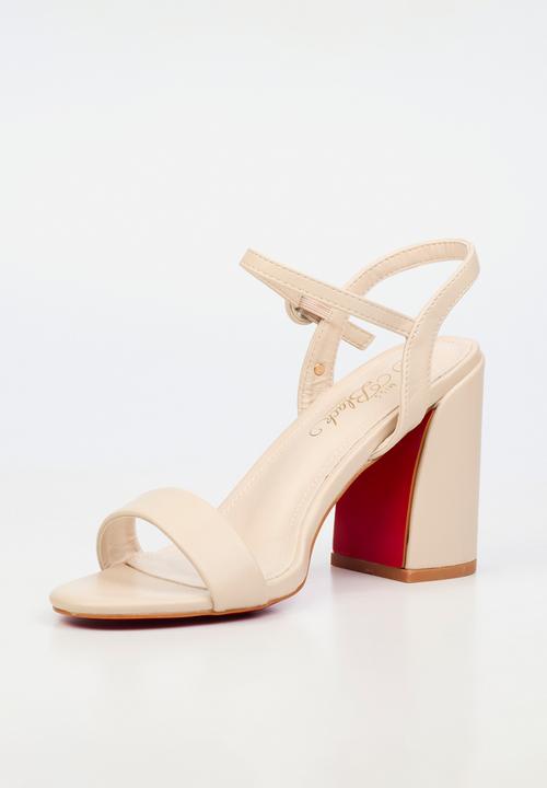 Miss Black - Cassy 1 classic block heel - neutral