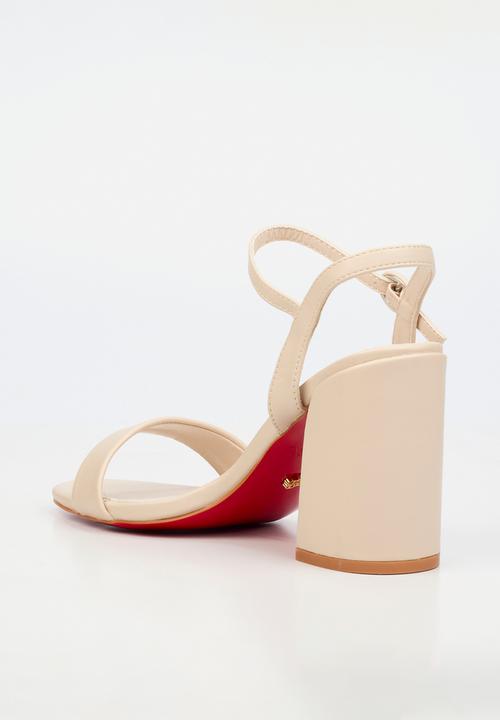 Miss Black - Cassy 1 classic block heel - neutral