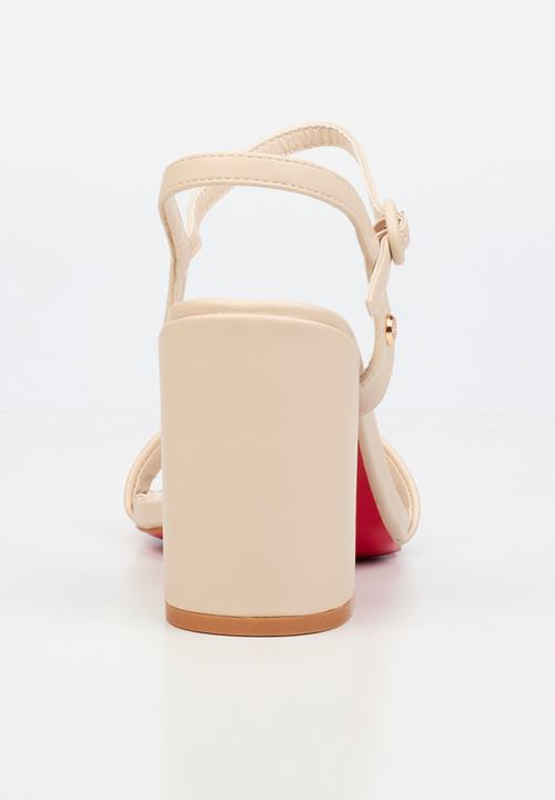 Miss Black - Cassy 1 classic block heel - neutral