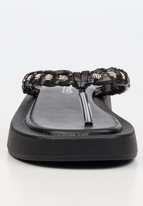 Viabeach - Coconut 11 braided thick sandal - black