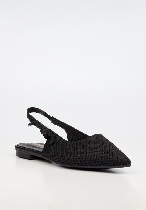 Miss Black - Xylie 1 tape slingback pump - black
