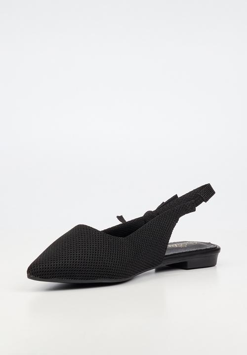 Miss Black - Xylie 1 tape slingback pump - black